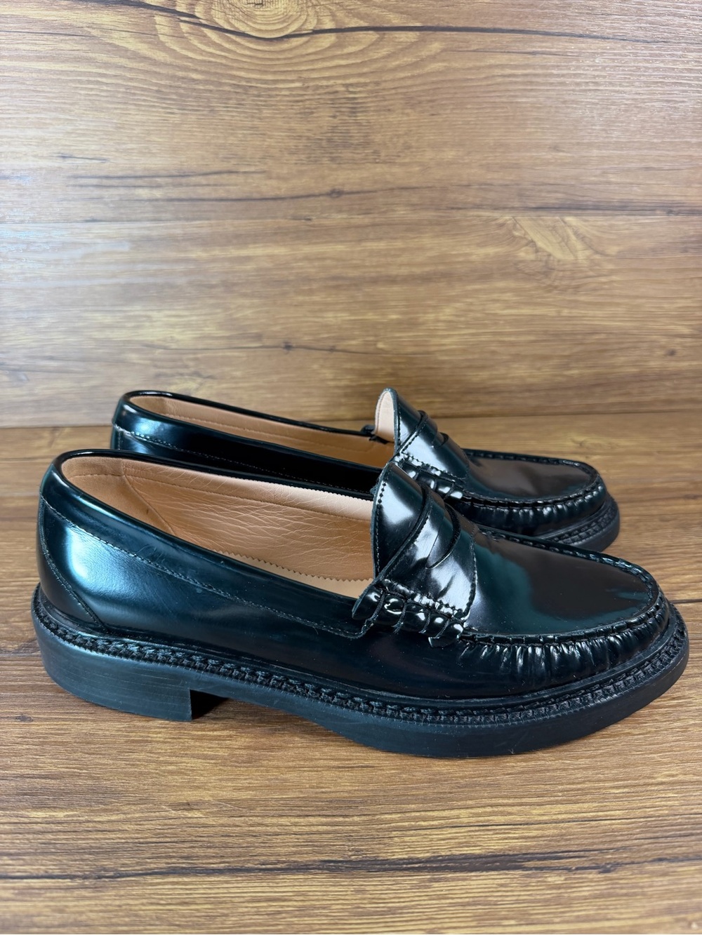 J.Crew Winona Penny Loafers Women’s Size 9 Slip-On Shoes Leather Black - Picture 11 of 11
